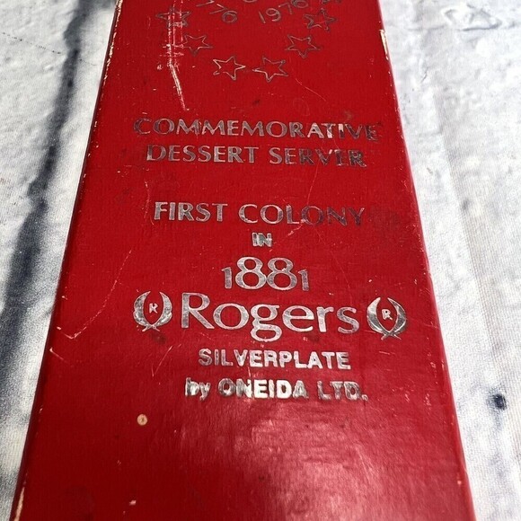 Vintage Oneida First Colony 1881 Rogers Silver Plated Server NEW OLD STOCK - Picture 2 of 10